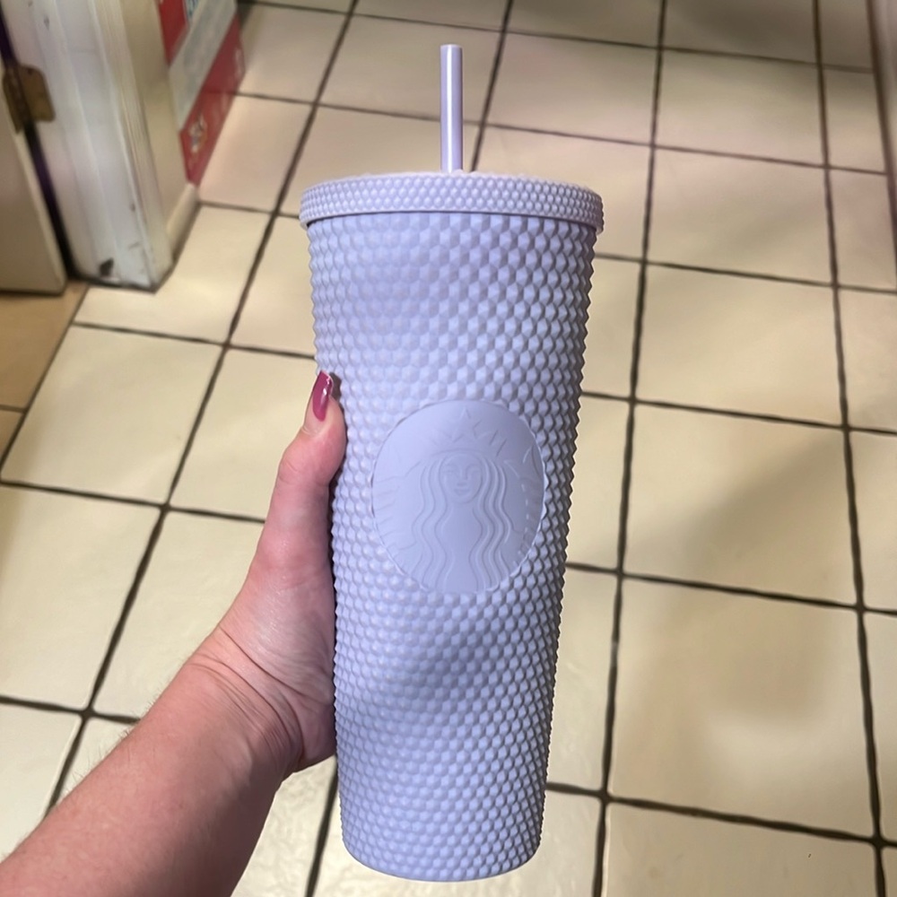 Starbucks matte purple tumbler